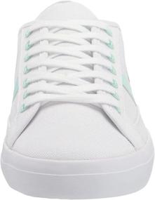 img 3 attached to 👟 Lacoste Men's Sideline White Sneakers - Trendy Men's Shoes in Fashionable Sneaker Style