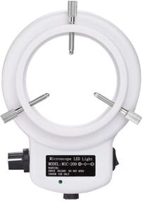img 3 attached to Vision Scientific VMLIFR-09W Adjustable 144 LED Ring Light Illuminator - White, Enhancing Stereo Microscope Visibility