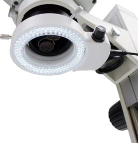 img 2 attached to Vision Scientific VMLIFR-09W Adjustable 144 LED Ring Light Illuminator - White, Enhancing Stereo Microscope Visibility