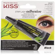 💋 black kiss strip lash glue logo