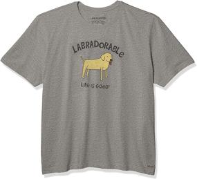 img 4 attached to Life is Good Men's Crusher Pet Graphic T-Shirt: A Paw-some Addition to Your Wardrobe!