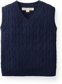 img 4 attached to 👕 Optimized: Henry V Neck Cricket Sweater for Boys' Clothing