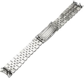 img 2 attached to 🌟 Stylish and Durable Hadley Roma MB4216RW 180 Stainless Steel Bracelet in 18mm Size