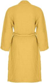 img 1 attached to 🛀 Ultimate Comfort: Turkish Absorbent Natural Bathrobe for Women's Clothing