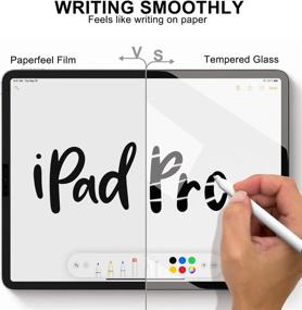 img 2 attached to High Touch Sensitivity Matte Film Paperfeel Screen Protector - iPad Air 5th/4th Gen (10.9 inch 2022&amp;2020), iPad Pro 11 (2021&amp;2020&amp;2018) - Anti-Glare, Apple Pencil Compatible - with Install Frame