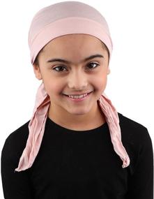img 2 attached to 🎀 Landana Headscarves for Chemo: Stylish Pre-tied Accessories for Cancer Girls