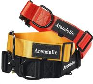 🐶 premium upgraded adjustable quick snap arendelle dog collar - heavy duty nylon collar for large dogs, 1.5 inches wide logo