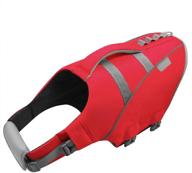 🐶 migohi dog life jacket - reflective & adjustable floatation vest with rescue handle, ripstop safety life saver for small, medium & large dogs - 5 sizes available logo