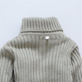 img 1 attached to 🧣 VIFUUR Turtleneck Sweater: Unisex Christmas Kids' Clothing and Sweaters