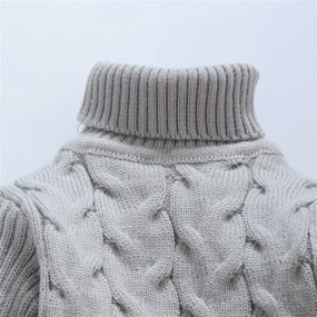 img 2 attached to 🧣 VIFUUR Turtleneck Sweater: Unisex Christmas Kids' Clothing and Sweaters