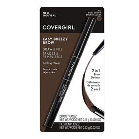 img 2 attached to 🖍️ Easy Breezy Brow Draw and Fill Brow Tool - Soft Brown by COVERGIRL