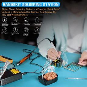 img 2 attached to 🔧 Soldering... revolutionized: Discover the Ergonomic Temperature-Adjustable Wonder