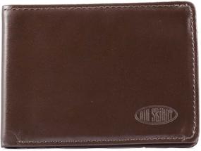 img 4 attached to 🧳 Streamlined Big Skinny Compact Leather Bi-Fold Men's Accessories - Declutter in Style!