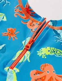 img 1 attached to 🦈 Stay Stylish at the Pool: Hatley Guard Shark Party Months Boys' Swimwear