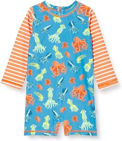 img 4 attached to 🦈 Stay Stylish at the Pool: Hatley Guard Shark Party Months Boys' Swimwear