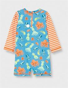 img 2 attached to 🦈 Stay Stylish at the Pool: Hatley Guard Shark Party Months Boys' Swimwear