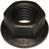 🔩 flange nuts 14mm-2.00, 6 pieces - hard-to-find fastener, black logo