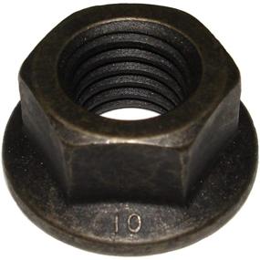 img 1 attached to 🔩 Flange Nuts 14mm-2.00, 6 Pieces - Hard-to-Find Fastener, Black