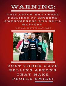 img 1 attached to 🐷 Фартук для мужчин ApronMen: Pig Butts BBQ Grill - регулируемый и универсальный размер