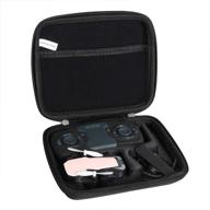 🧳 protective travel case for simrex x300c mini drone rc quadcopter: keep your remote control training drone safe on the go with hermitshell logo