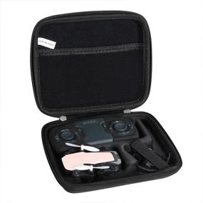 img 4 attached to 🧳 Protective Travel Case for SIMREX X300C Mini Drone RC Quadcopter: Keep your remote control training drone safe on the go with Hermitshell