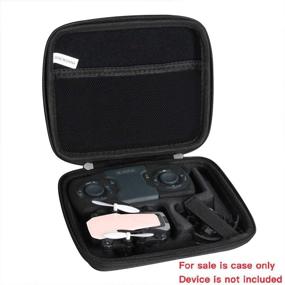 img 3 attached to 🧳 Protective Travel Case for SIMREX X300C Mini Drone RC Quadcopter: Keep your remote control training drone safe on the go with Hermitshell