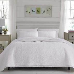 img 3 attached to 🌸 Classic Elegance: Laura Ashley Home Quilt Set
