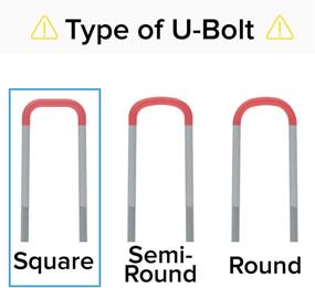 img 1 attached to 🔧 1999-2004 Excursion Extended U-Bolts: Compatibility and Performance