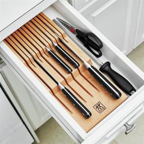 img 1 attached to 12-Slot ZWILLING Knife Drawer Organizer