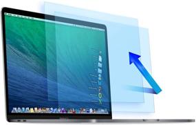 img 4 attached to 🖥️ 2-Pack MacBook Pro 13 Inch Blue Light Screen Protector - Anti-Glare Filter for 2020-2016 MacBook Pro 13 (A2338, A2289, A2251) - Release