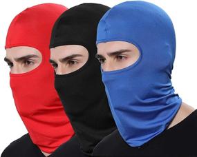 img 3 attached to Windproof Sunscreen Motorcycle Paintball Balaclava