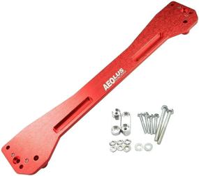 img 1 attached to 🔧 Red EK Rear Lower Control Arm Subframe Brace Tie Bar Kit Replacement for 1996-2000 Honda Civic - by yjracing