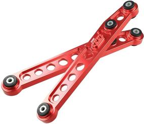 img 2 attached to 🔧 Red EK Rear Lower Control Arm Subframe Brace Tie Bar Kit Replacement for 1996-2000 Honda Civic - by yjracing