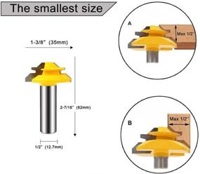 img 3 attached to 🔩 LEATBUY 45° Фрезерование с замковым отверстием для деревообработки: Оптимизация точности и эффективности