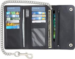 img 3 attached to 🧔 Timeless Tri Fold Vintage Leather Wallet for the Modern Gentleman: Wallets, Card Cases & Money Organizers