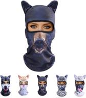 🐱 outgeek cat mask - balaclava full face hat with animal ears for women and men: ideal sports helmet, perfect for climbing, fishing, and summer activities logo