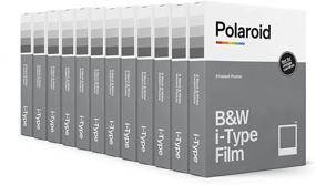 img 1 attached to Polaroid Originals Black & White Film for I-Type: 12 Pack, 96 Photos (6090)