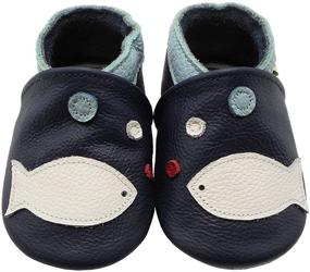 img 3 attached to 👶 YALION Baby Soft Leather Shoes: Stylish & Safe Toddler First Walking Crib Moccasins