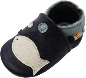 img 4 attached to 👶 YALION Baby Soft Leather Shoes: Stylish & Safe Toddler First Walking Crib Moccasins