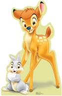 🐰 exclusive disney's bambi life size cardboard cutout standup - bambi & thumper duo! logo