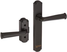 img 1 attached to 🚪 Wright Products VWA214SB Washburn Surface Mount Latch, Seville Bronze: Durable and Stylish Door Handle