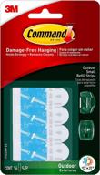🪛 command outdoor small refill strips, 16 strips - re-hang window hooks effectively outdoors logo