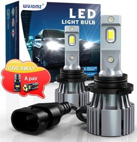 img 4 attached to 🔦 2PCS 9006/HB4 Led Headlight Bulbs + 2PCS T10 Car Interior Lights | 320% Brighter | 60W 30000 Hours Long Lifetime | 6500k Color Temperature | Low Beam LED Headlights | IP65 Waterproof