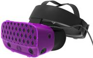 🔮 amvr vr headset protective shell - purple | light, durable cover for oculus rift s accessories | prevent collisions & scratches logo