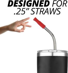 img 2 attached to Friendly Straw Silicone Stainless Assorted
