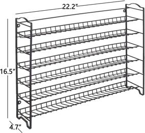 img 2 attached to 🌶️ SWOMMOLY Spice Rack Organizer Set: 72 Empty Square Spice Jars, 340 Labels, Chalk Marker, and Funnel Included for Countertop, Cabinet, or Wall Mount