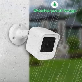 img 3 attached to 📷 ALERTCAM All-New Wyze Cam V3 Mount and Weatherproof Housing Case – 360° Adjustable Indoor/Outdoor Protective Cover and Wall Mounting Bracket – White