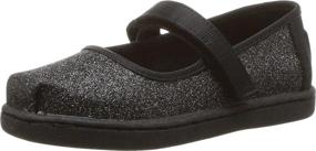 img 1 attached to 👟 TOMS Athletic Girls' Shoes: Mary Jane Iridescent Kids Collection