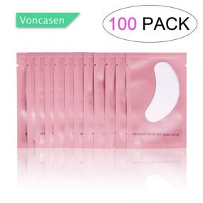 img 4 attached to 👁️ 100 Pairs Set Gel Pads for Eyelash Extensions - Comfy and Cooling Under Eye Patches for Eyelash Extensions, Beauty Tools