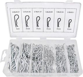 img 3 attached to 🔒 High-Quality HFS Hitch Pin Assortment - 150 Piece Selection